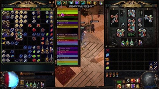 SSF Merc League - Farming to make a BV build