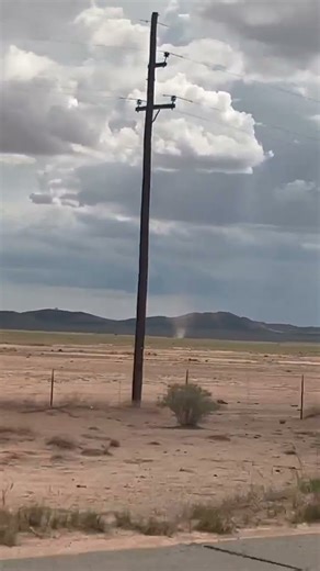 DUST DEVILS IN MIDDLE OF NEW MEXICO