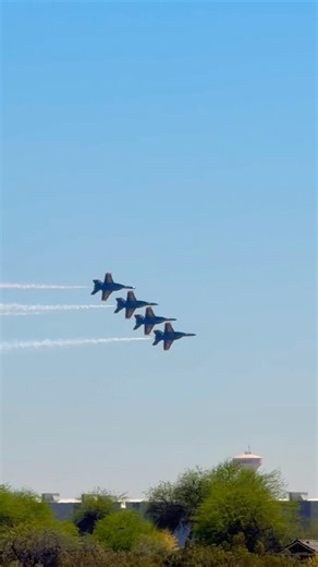 Blue Angels in full throttle 🔥✈️ #blueangels #