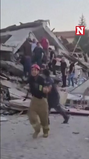Buildings Collapse After Powerful Earthquake Hits Turkey