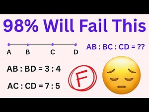 Solve ANY Ratio Question | Harder Ratio Questions