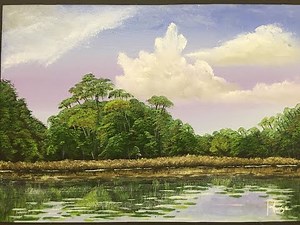 #191. How to paint realistic water scenery "beginners"