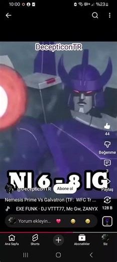 Transformers wfc| Galvatron vs Nemesis prime