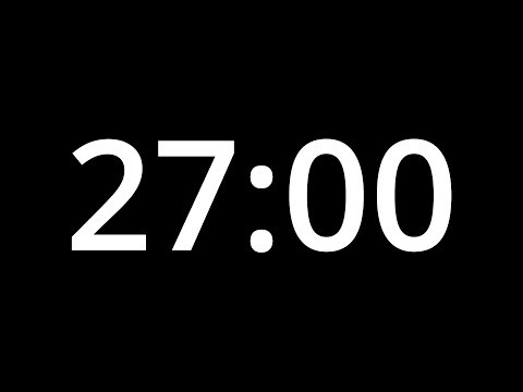 27 Minute Timer
