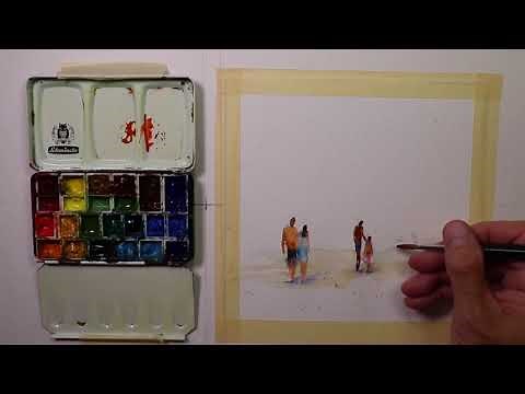 Painting Figures at the Beach in Watercolor - with Chris Petri