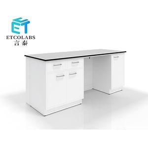 [Hot Item] Island Lab Work Bench with Mobile Cabinets for Flexible Experiment Setups