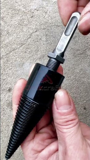 Firewood Drill Bit Demo 2021