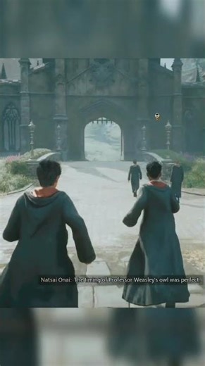 First Time Going to Hogsmeade 🏰✨ #hogwartslegacy