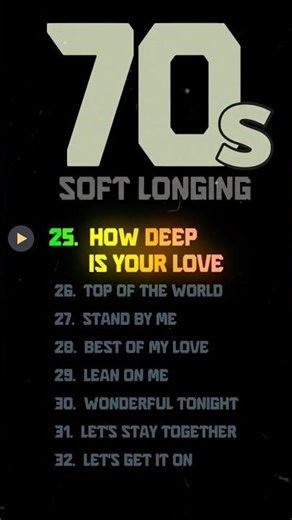 70s music greatest hits | How Deep Is Your Love ❤️ Bee Gees Beautiful Slow Love Ballad #shorts