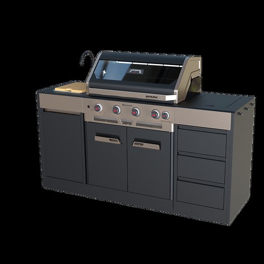 Matador Spark 4 Burner Gas BBQ Kitchen
