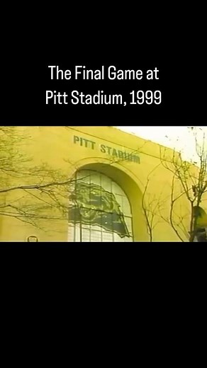 The final game at Pitt Stadium in 1999. #Pittsburgh #h2p #Pitt #pittstadium #nostalgia #throwback #history | Vintage PGH • Pittsburgh History