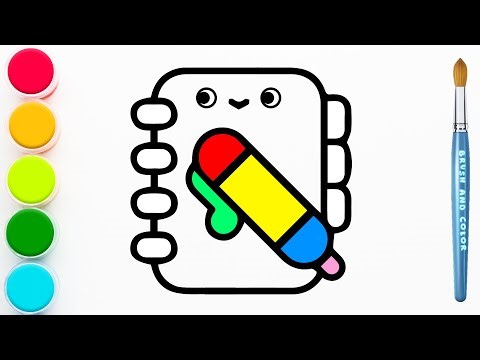 How to Draw a Notebook | Step by Step