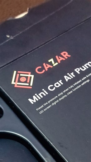 Mini car air pump #shortvideo #unboxing #shorts