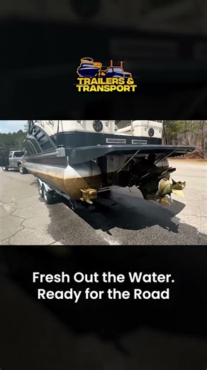 🚤 Fresh Out the Water. Ready for the Road. 🛻