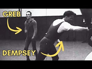 Is This Harry Greb Training With Jack Dempsey - AMAZING RARE FOOTAGE