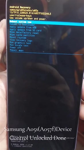 Unlock Samsung A05s Device Control via USB