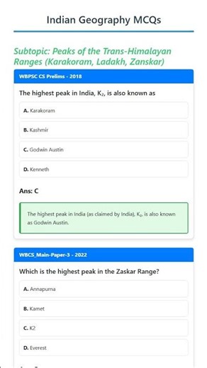 Peaks of the Trans-Himalayan Ranges Karakoram, Ladakh, Zanskar