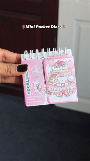 diecuts mart gift shop™️ on Instagram: "Cutest Mini Pocket Diary 🎀🌷✨ #trending #viral #trendingreels #fyp #fy #kawaii #stationary #stationery #kawaiiaesthetic"