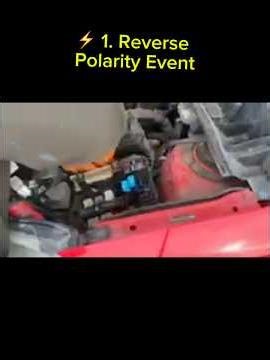 Battery installed backwards.2013 Toyota Matrix AWD.