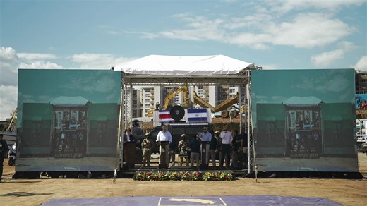 Primera piedra del Centro de Alta Contención del Crimen Organizado (CACCO) 🇸🇻🇨🇷 | Nayib Bukele