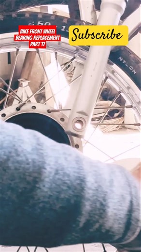 Bike Front Wheel Bearing Replacement Part 17 | Honda 125 | #automobile #pakbikerepairing #trending