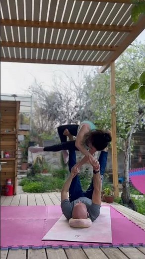 #acroyoga cool move for advanced sequence #yoga #couplegoal #acrobalance #dance #acrobatics #acro