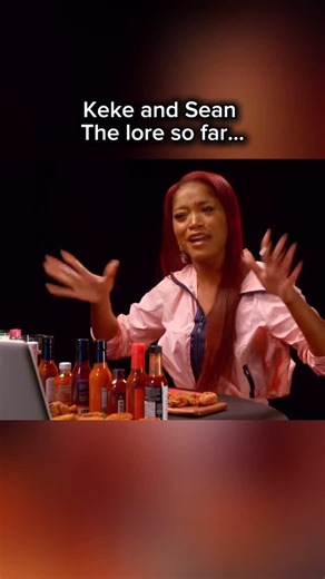 Ain’t it funneh on Instagram: "Keke said ‘be thirsty’, Sean said ‘bet’ #kekepalmer #hotones #seanevans #celebritymemes #memecut"