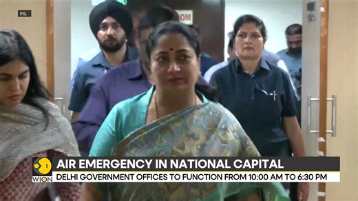 Delhi Pollution: Air emergency in the national capital Delhi government offices to function from 10:00 AM to 6:30 PM Changes in working hours from 15 November 2025 to 15 February 2026 Diksha Bisla tells you more | WION