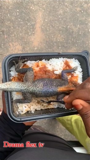 Beautiful lady saved by her mother's Ghost, from eating the spiritual Lizard. #everyone #reels