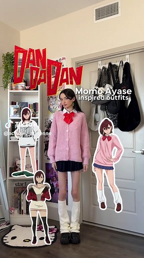 Momo Ayase Inspired Outfits from Dandadan