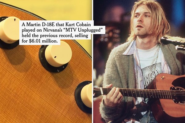 Pink Floyd Guitar Is Sold for a Record $14.55 Million