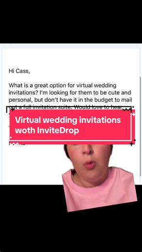 Your wedding invitations set the tone before your guests ever step foot into your wedding. 💌✨ And if you want beautiful invitations WITHOUT the stress of stuffing, stamping, addressing, and figuring out how to get 100 envelopes in the mail… this is for you. You need to check out InviteDrop! Virtual Invitations can still be personalized and beautiful and can provide your guests with all the information they need to know for your wedding day! #WeddingInvitations #WeddingPlanningTips #Weddingopini
