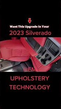 Want This Upgrade in Your 2023 Silverado? | Custom Leather Seats