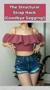 Reinforced Base Row Hack (Goodbye Drooping) #crochet #tcddiy #crochettutorial