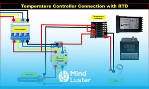 Mind Luster - Learn Temperature Controller Connection with RTD । Temperature Controller Install Diagram ।