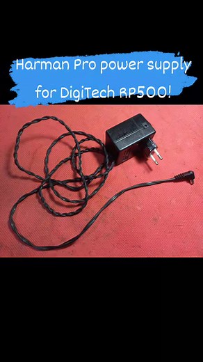 Harman Pro power supply for DigiTech RP500!💚 Repaired and modified for safe and easy to use!🫰👽 | Tranquil Guitarhilot