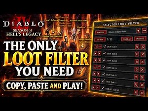 The ONLY Loot Filter You Need | Copy, Paste & Play! - Diablo 4 Season 15