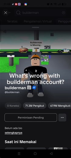 Roblox Builderman Account Glitch & Fix