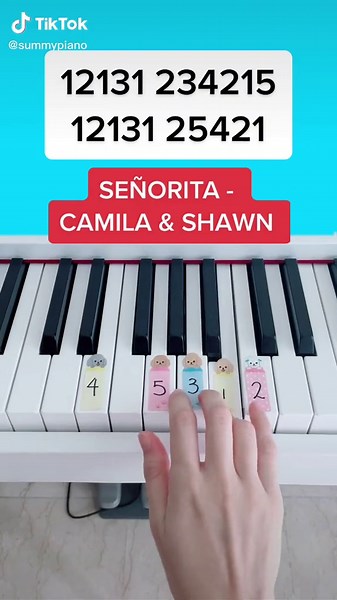 Señorita - Camila Cabello & Shawn Mendes Piano Tutorial