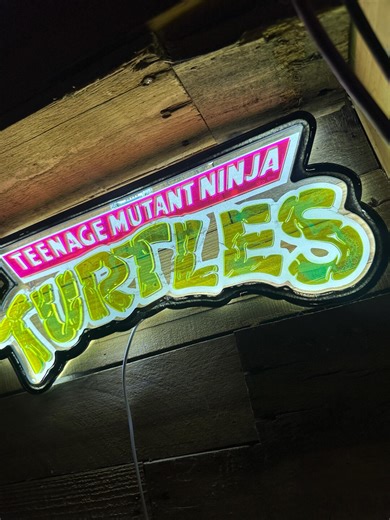 Retro TMNT LED Acrylic Multi Layer Neon Sign - Etsy