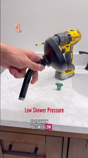 Fixing Low Water Pressure In Your Shower