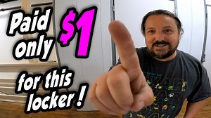 I love buying lockers that look like they might be filled with treasure, but sometimes I buy them for other reasons too... like when they are only one dollar! This was the first of seven I bought on that day at a live storage auction. What's inside? Come along for the adventure and let's find out. | Locker Nuts
