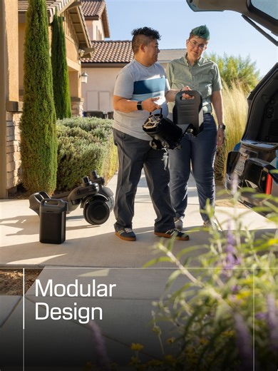 The ev¹’s modular design was created in response to users’ voices. Many shared how everyday transitions—home to car, car to work—became challenging when their device was too heavy or couldn’t fit. So we designed the ev¹ to be disassembled simply and intuitively.Each module is rugged, robust, and easy to store, restoring a sense of freedom on the go. Watch the clip to see how the ev¹ comes apart and follows wherever your day leads. Join our Facebook Group for Member-Only Co-Designer Rewards start