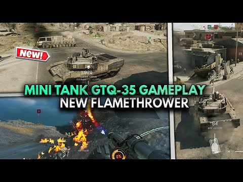 New Vehicle GTQ-35 Tank Breakdown & Gameplay with Flamethrower in Delta Force