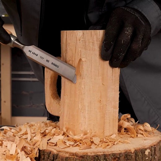 67K views · 229 reactions | Turning a Log Into a Unique Beer Mug! | Superfellas | Facebook