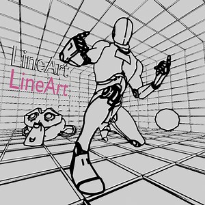 Blender でアウトラインを作る方法を学ぶ LineArt(旧名:LANPR) | ken26uのメモ