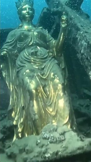 Massive Golden Statue of Roman Queen Found Underwater