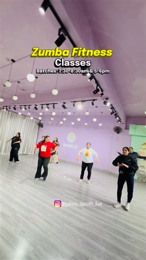 Galaxy Danzfit Live on Instagram: "🌟 Get Fit with Fun – Join Our Zumba Fitness Classes! 💃🕺 Step into the rhythm and dance your way to fitness with Galaxy Institute of Living Arts! Our Zumba sessions blend energetic dance moves with effective fitness routines – perfect for all fitness levels. 🔥 Batch Timings: 🕖 7:30-8:30 am & 5-6PM 📅 Monday to Friday 💰 Fees: DM 📍 Venue: Galaxy Institute of Living Arts 📞 Contact: 7078764466 | 8273879662 📸 Follow us: @galaxy_danzfit_live ✨ Don’t wait — JO