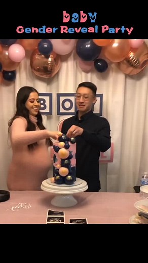 💗💙 GENDER REVEAL 💙💗Congratulations 🎉🍾🎊🎈#genderreveal #genderrevealworld #party #mom #dad #baby #itsboy #itsgirl #love #family #fyp #foryou