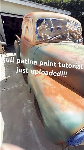 Patina paint job tutorial ! #rusty#rust#patina#paintjob#classic#truck#chevy#chevy3100